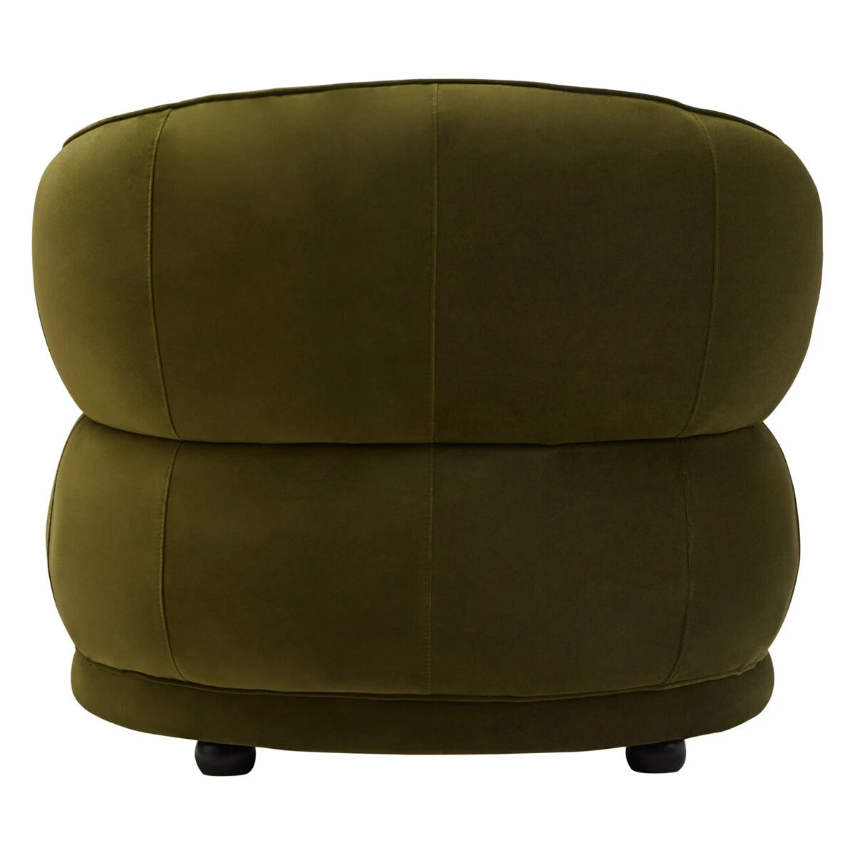 Darla Stone Velvet Curved Chair