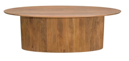 Torello Mango Wood Oval Dining Table