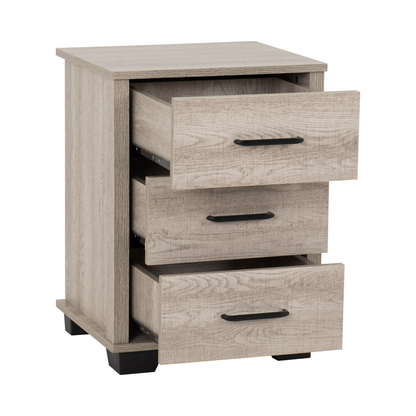 Oliver 4 Door Wardrobe Bedroom Set - Light Oak Effect