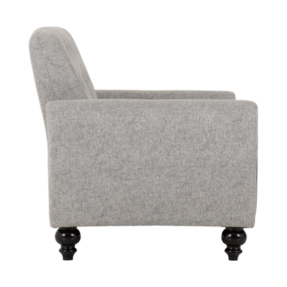 Chester 3+2 Suite - Light Grey Fabric