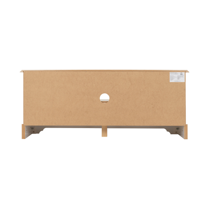 Stratford 2 Door TV Unit - White - MDF & Pine