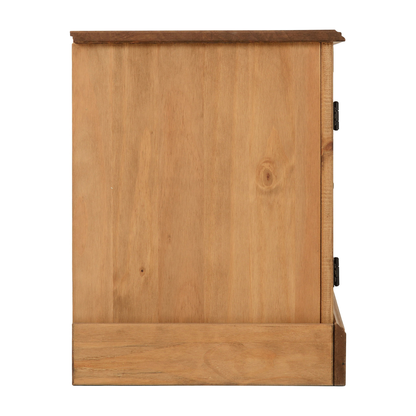 Corona 2 Door TV Unit - Distressed Waxed Pine