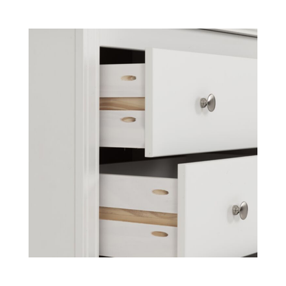 Stratford 3 Drawer Chest - White Storage Solution