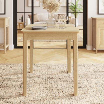 Hudson Ash Square Breakfast Table – Compact & Elegant
