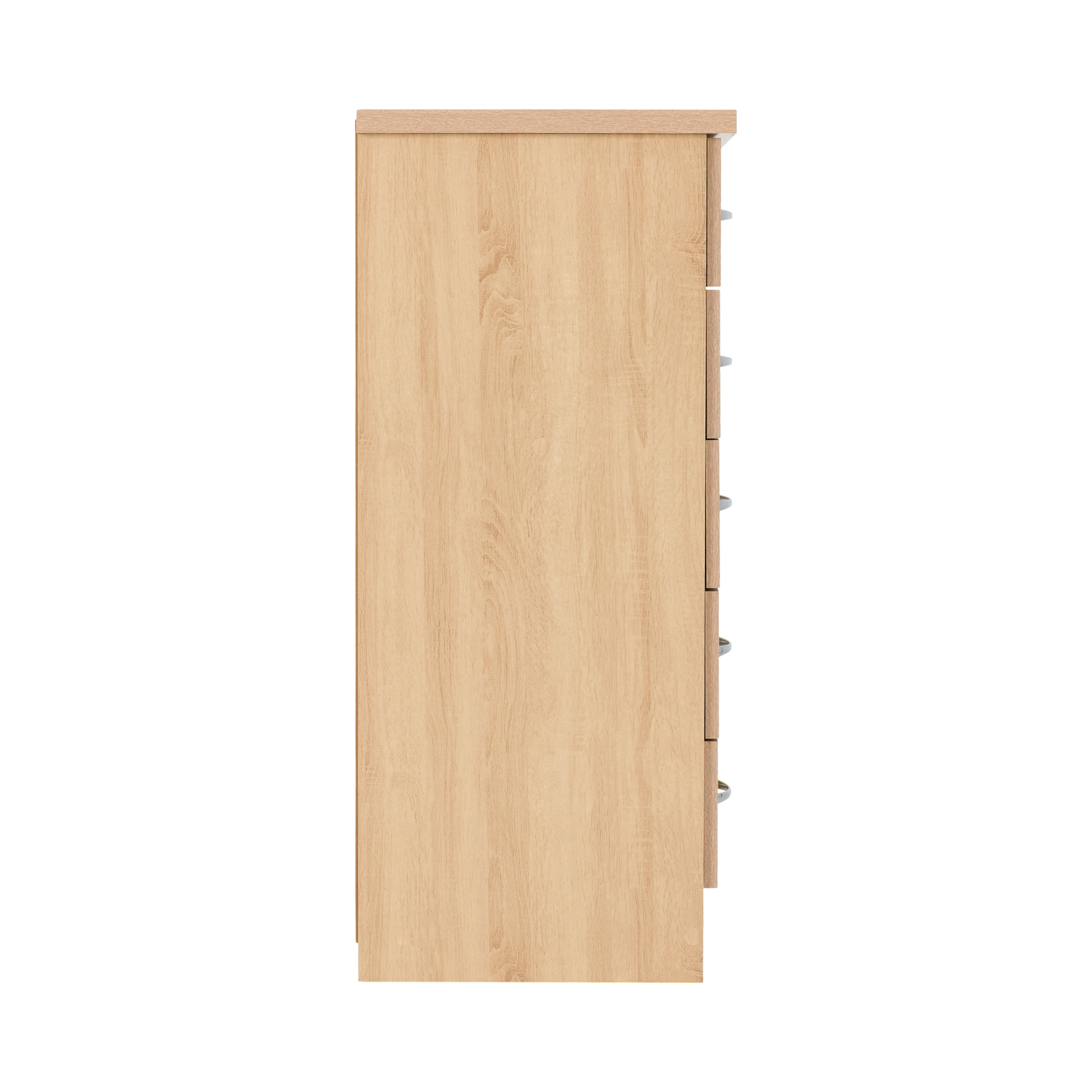 Nevada 5 Drawer Narrow Chest - Sonoma Oak Effect