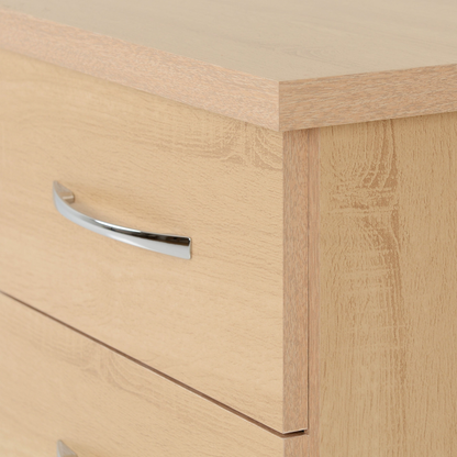 Nevada 3 Drawer Bedside – Sonoma Oak Effect Storage