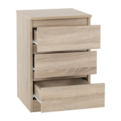 Malvern 2 Door Wardrobe Bedroom Set Sonoma Oak Effect