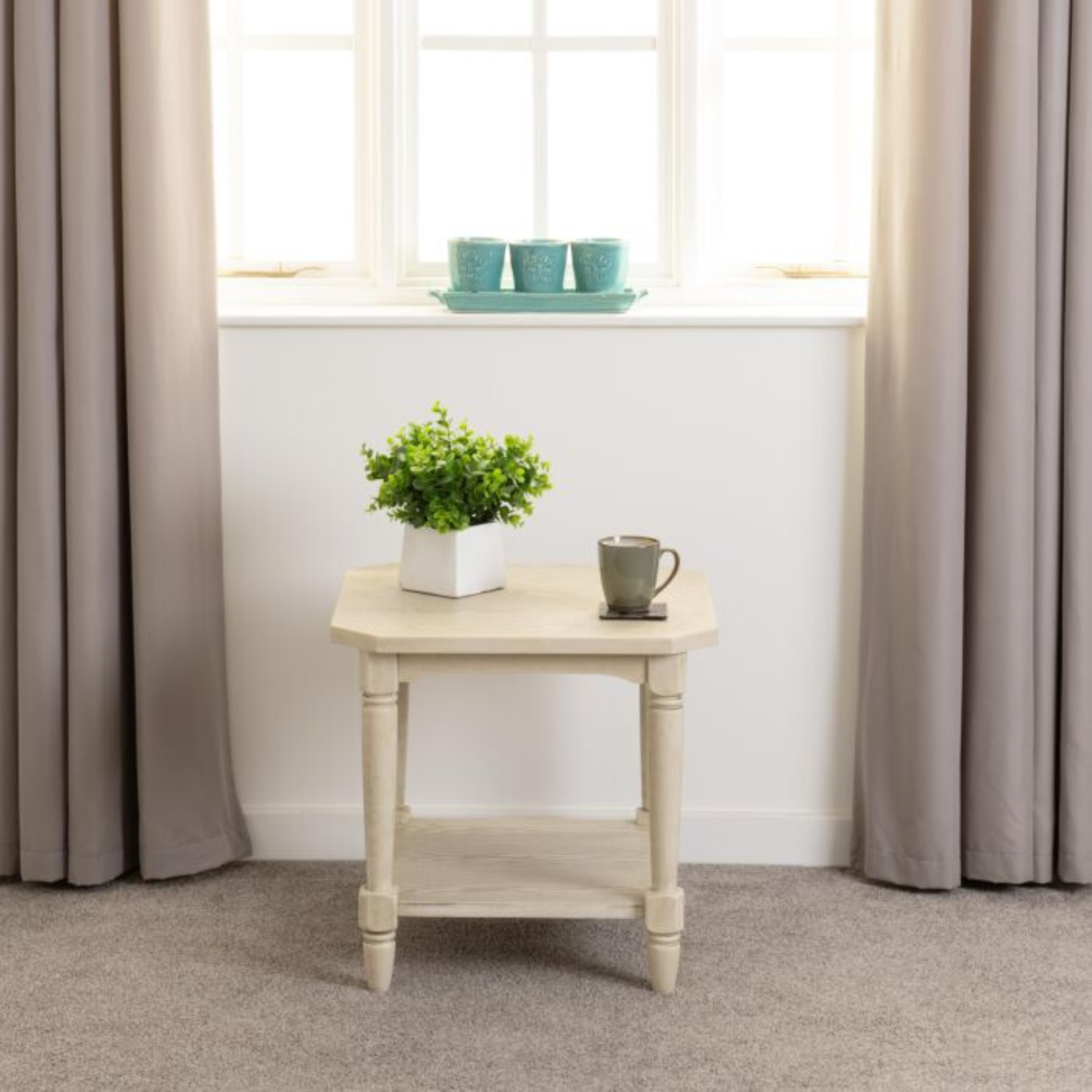 Chantilly Side Table – Antique Cream