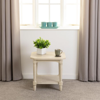 Chantilly Side Table – Antique Cream