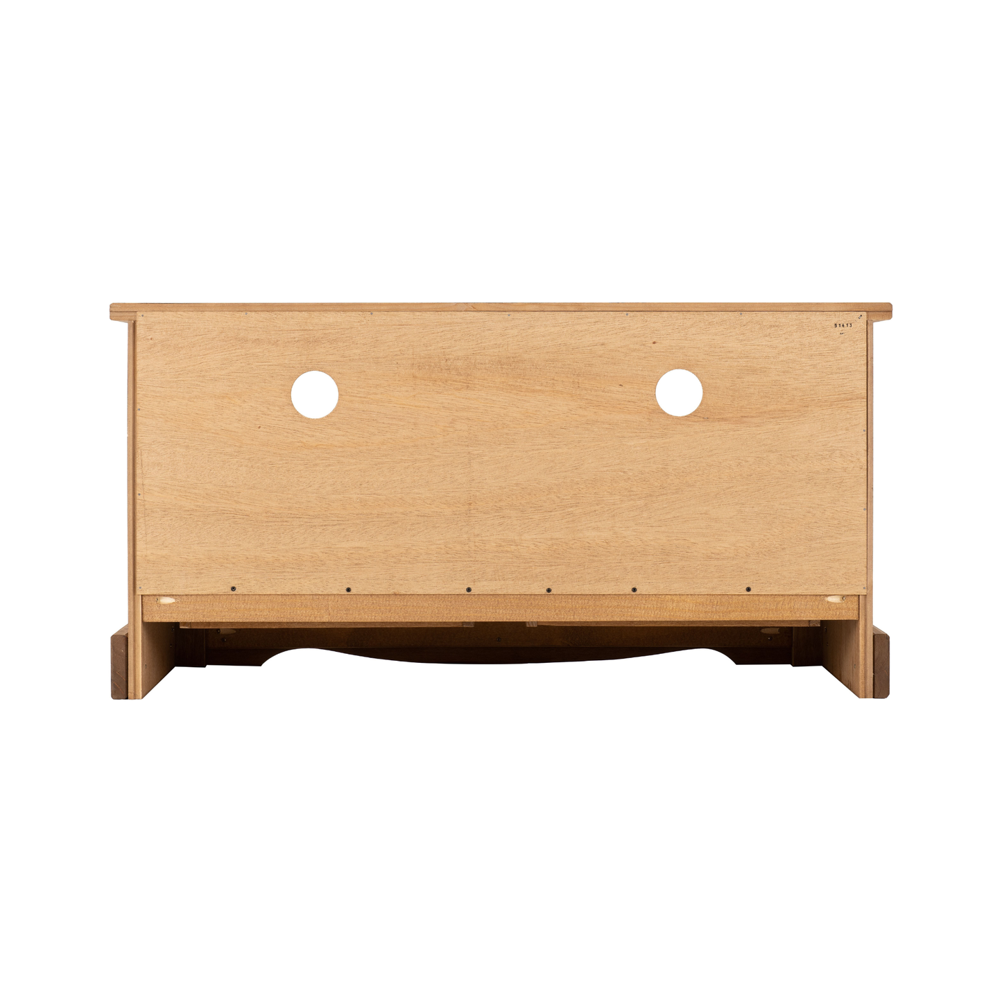 Corona 2 Drawer TV Unit - Distressed Waxed Pine