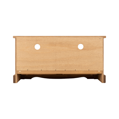Corona 2 Drawer TV Unit - Distressed Waxed Pine