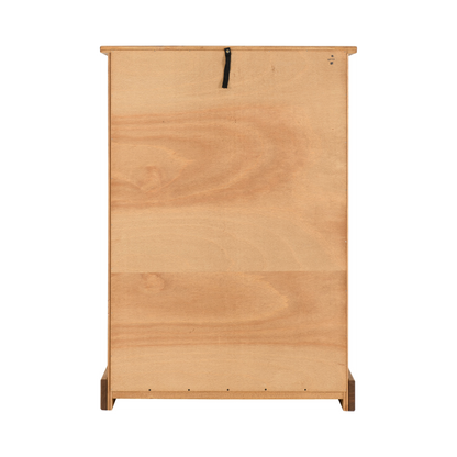 Corona 3+2 Drawer Chest – Distressed Waxed Pine, Rustic Storage