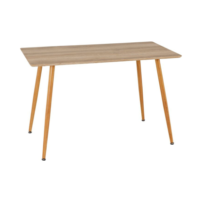 Barley Oak Veneer Dining Table – 120cm