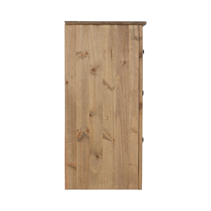 Panama 2+2 Drawer Chest - Natural Wax