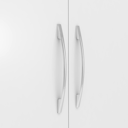 Nevada Petite Open Shelf Wardrobe - White Gloss