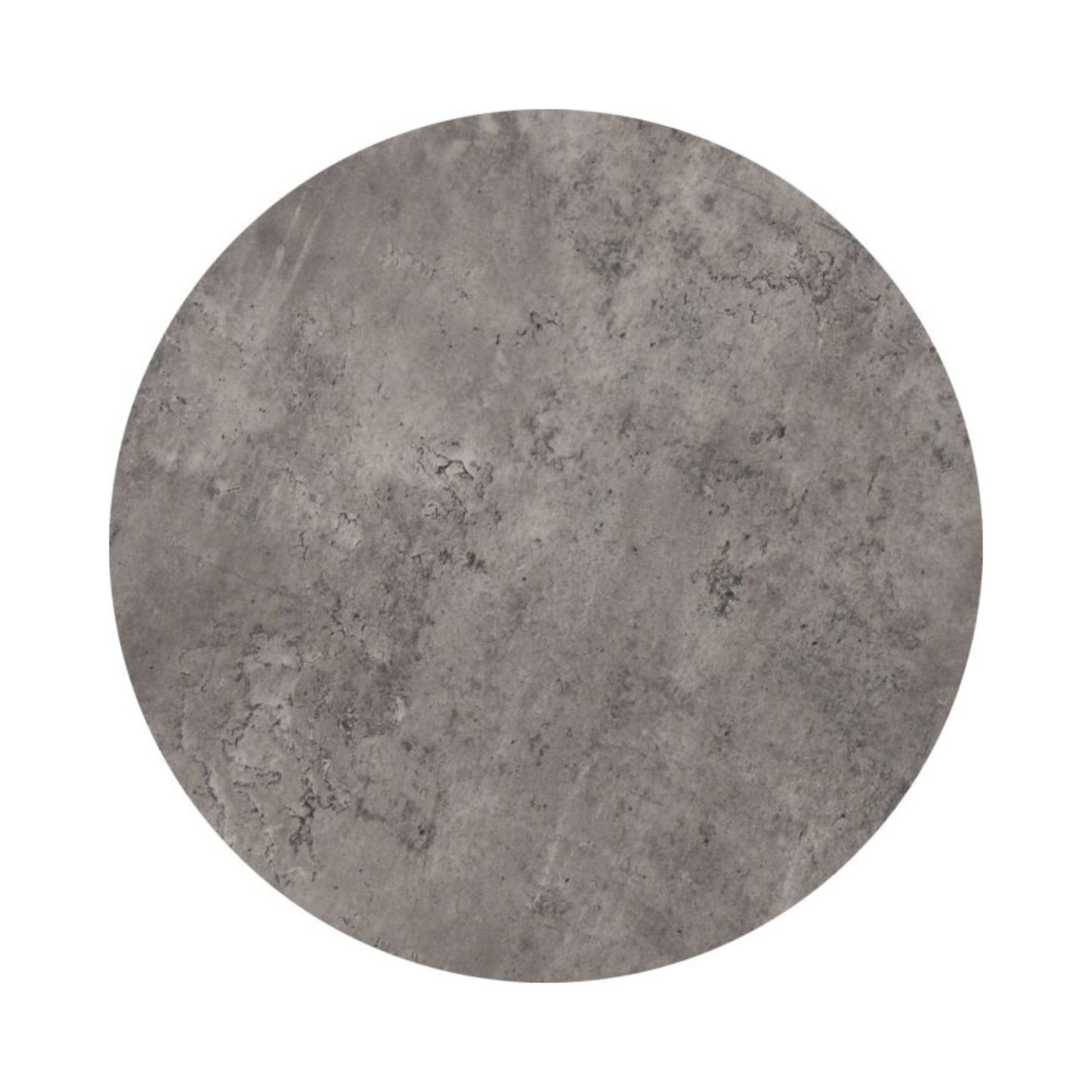 Athens Round Coffee Table Set - Concrete Effect