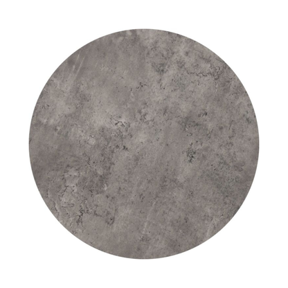Athens Round Coffee Table Set - Concrete Effect