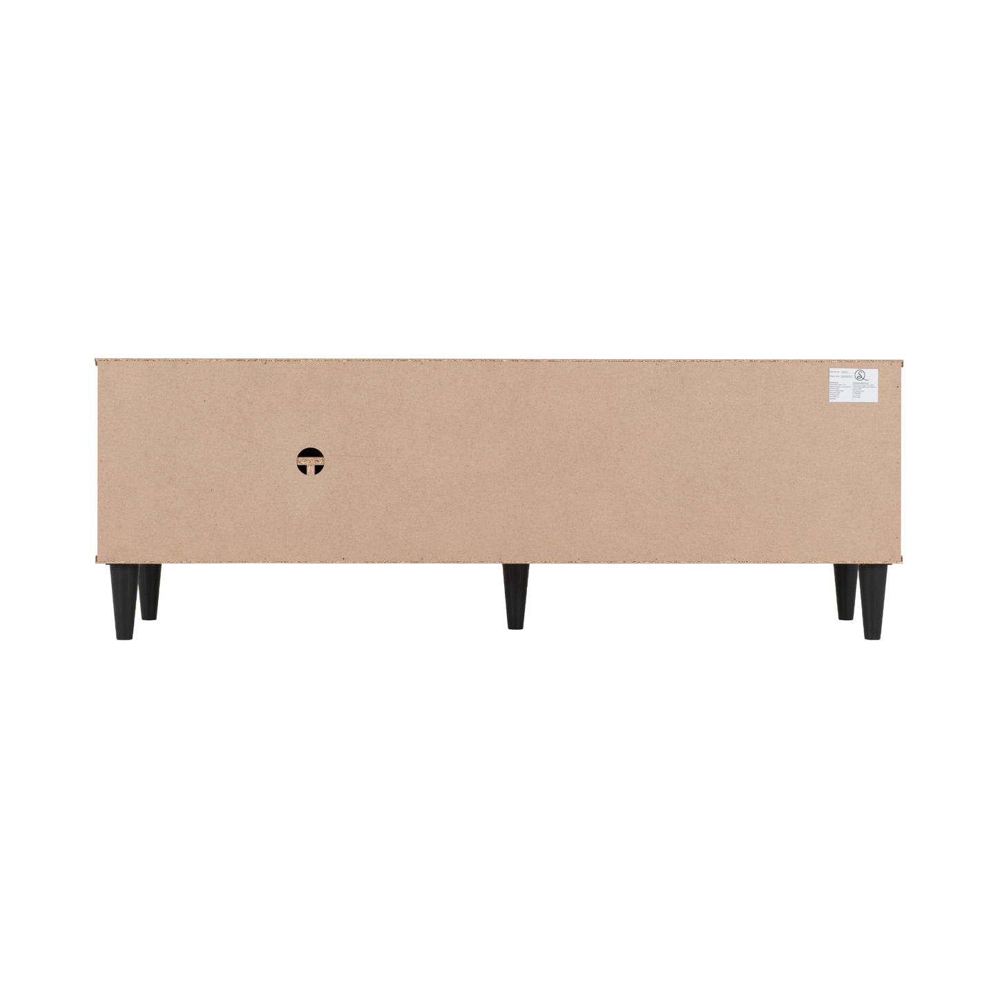 Tessa TV Cabinet - Natural Oak Effect - Composite & MDF