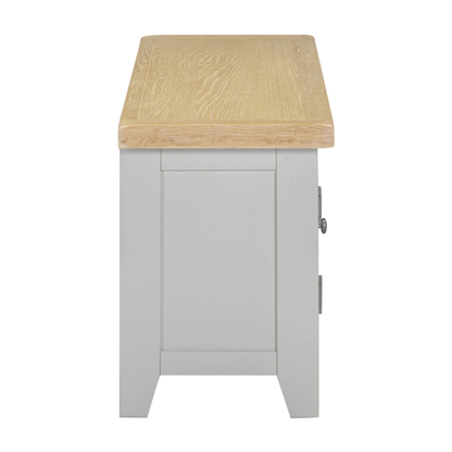 Windsor TV Unit - Pebble Grey/Oak