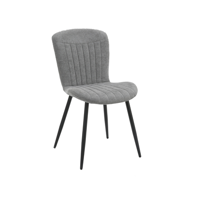 Grace Pack of 4 Grey Fabric Dining Chairs