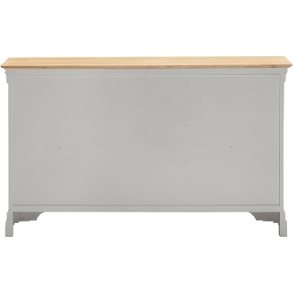 Bordeaux 2 Door 3 Drawer Sideboard - Pebble Grey/Oak