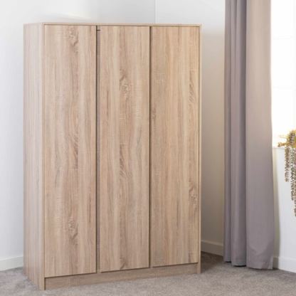 Malvern 3 Door Wardrobe – Sonoma Oak Effect