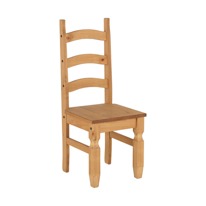 Corona Extending Dining Set with 4 Chairs - Distressed Waxed Pine