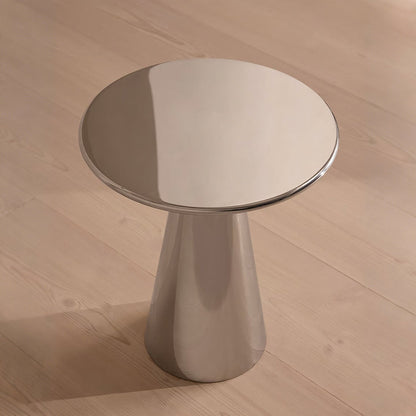 Abarca Side Table, Stainless Steel