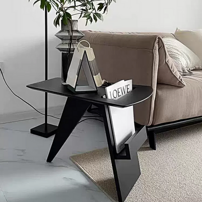 Pallas Side Table, With Magazine Rack