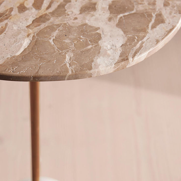 Cameron Side Table, Marble