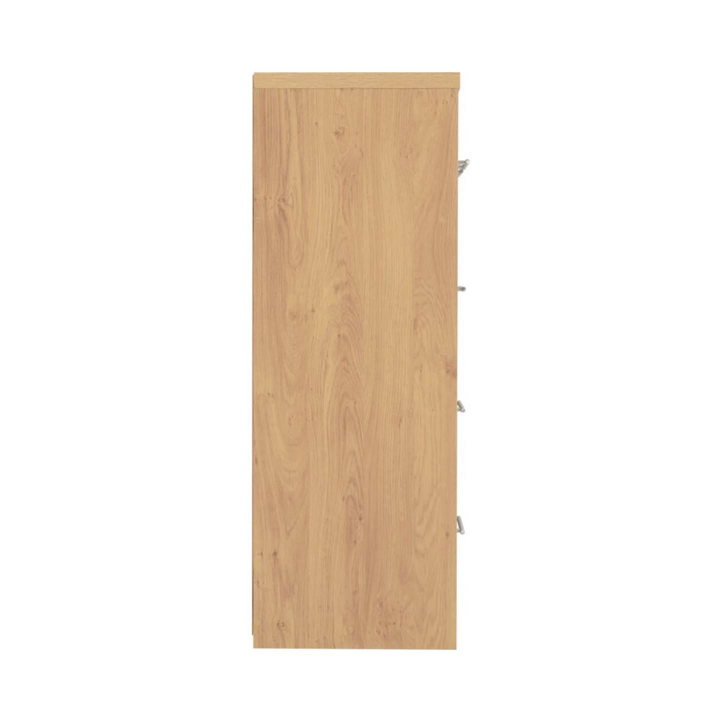 Seville 3+2 Drawer Chest - Grey Gloss/Light Oak Effect