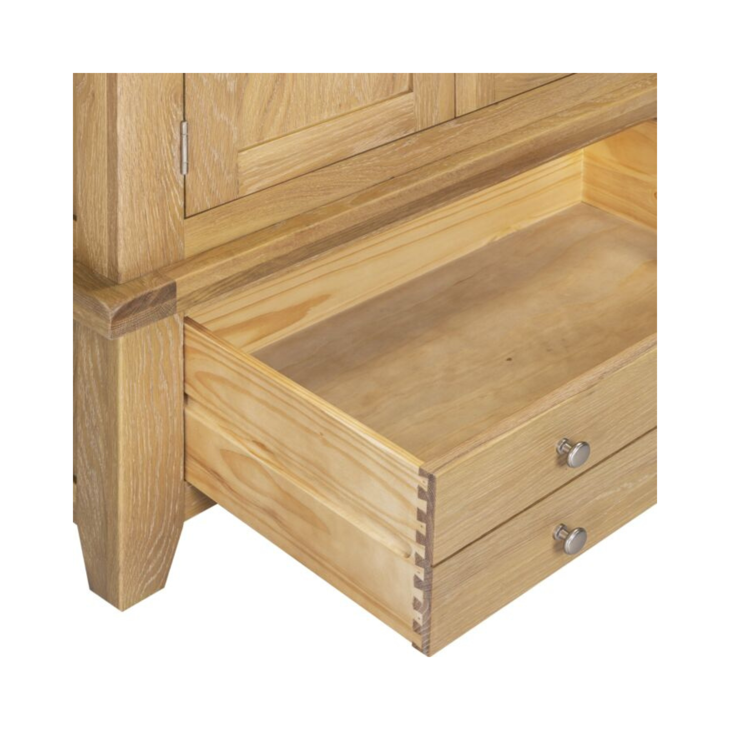 Windsor 3 Door 2 Drawer Wardrobe – Natural Oak