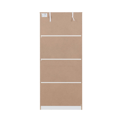 Dakota 2 Door Wardrobe – White | Compact Hanging Storage