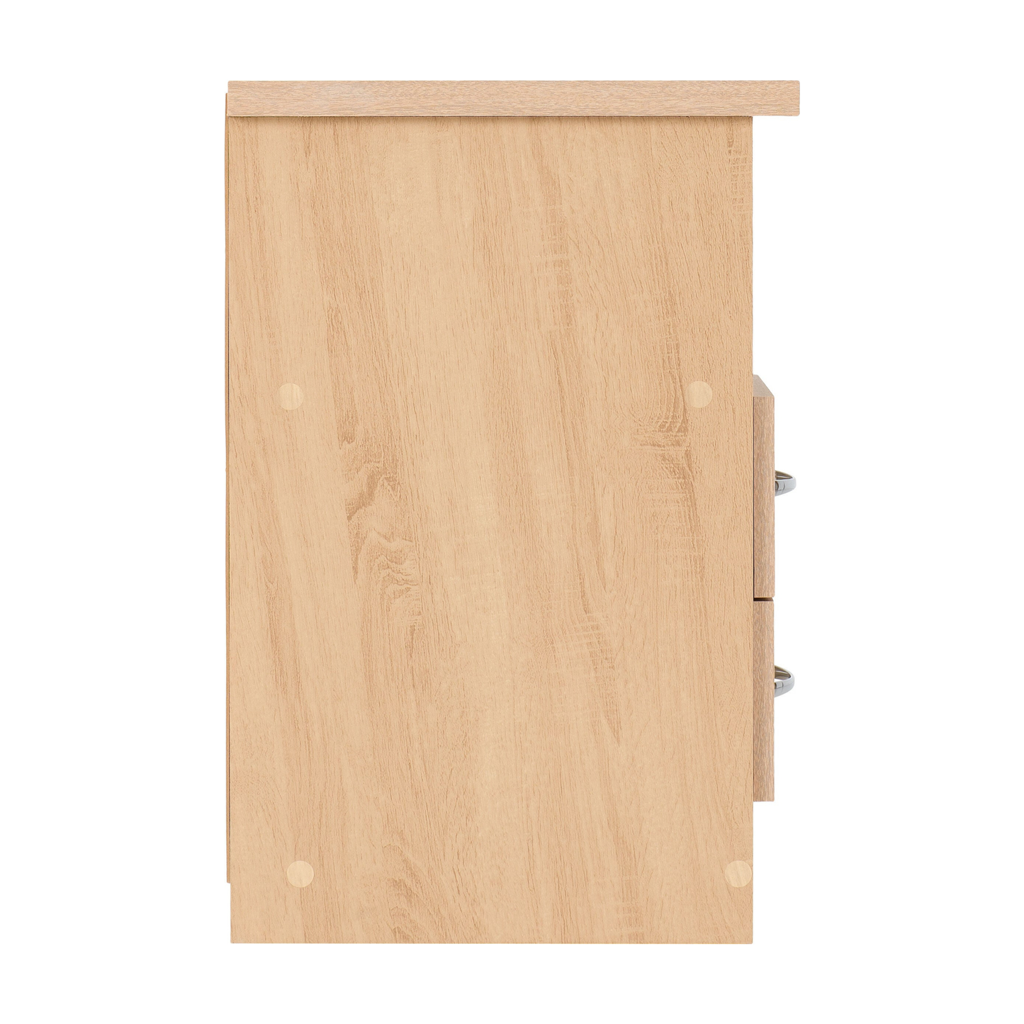 Nevada 2 Drawer Bedside – Sonoma Oak Effect Storage