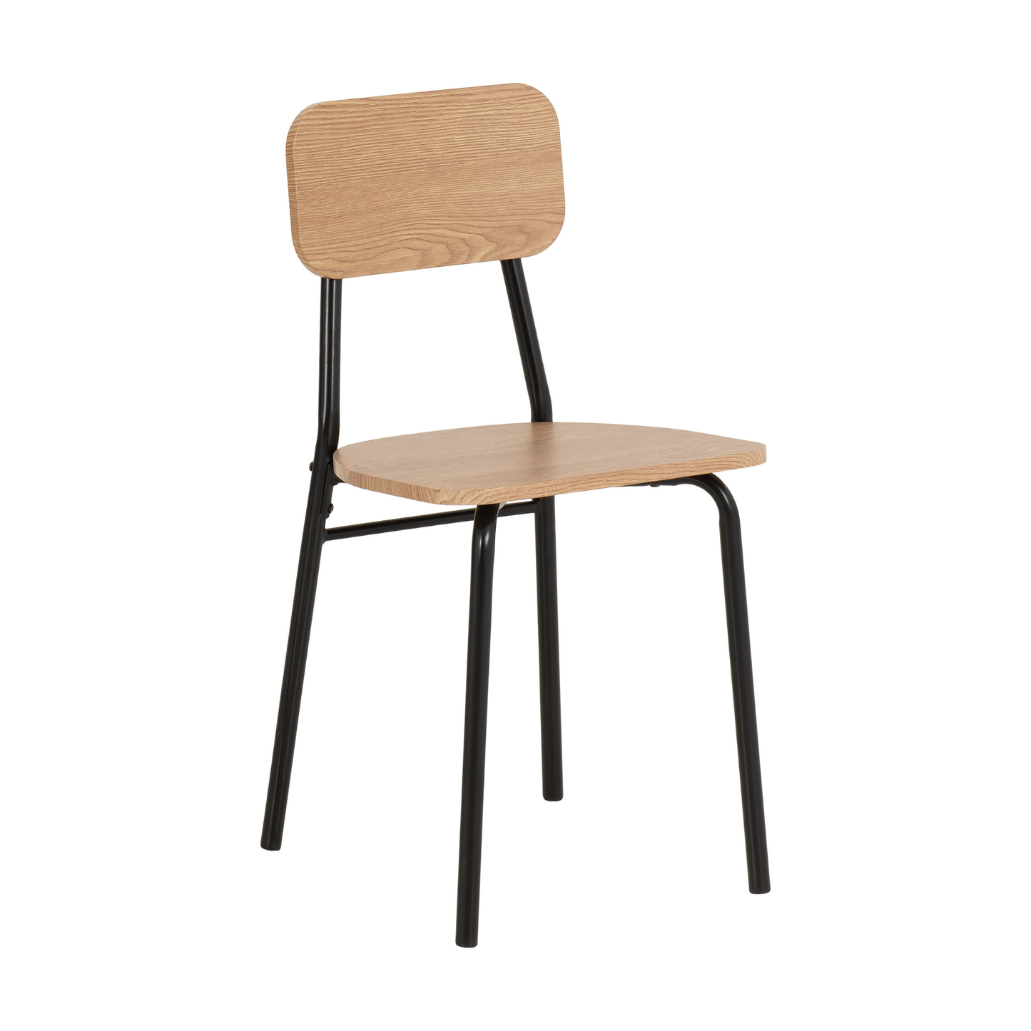 Warren 1+2 Dining Set - Russet Oak Effect/Black