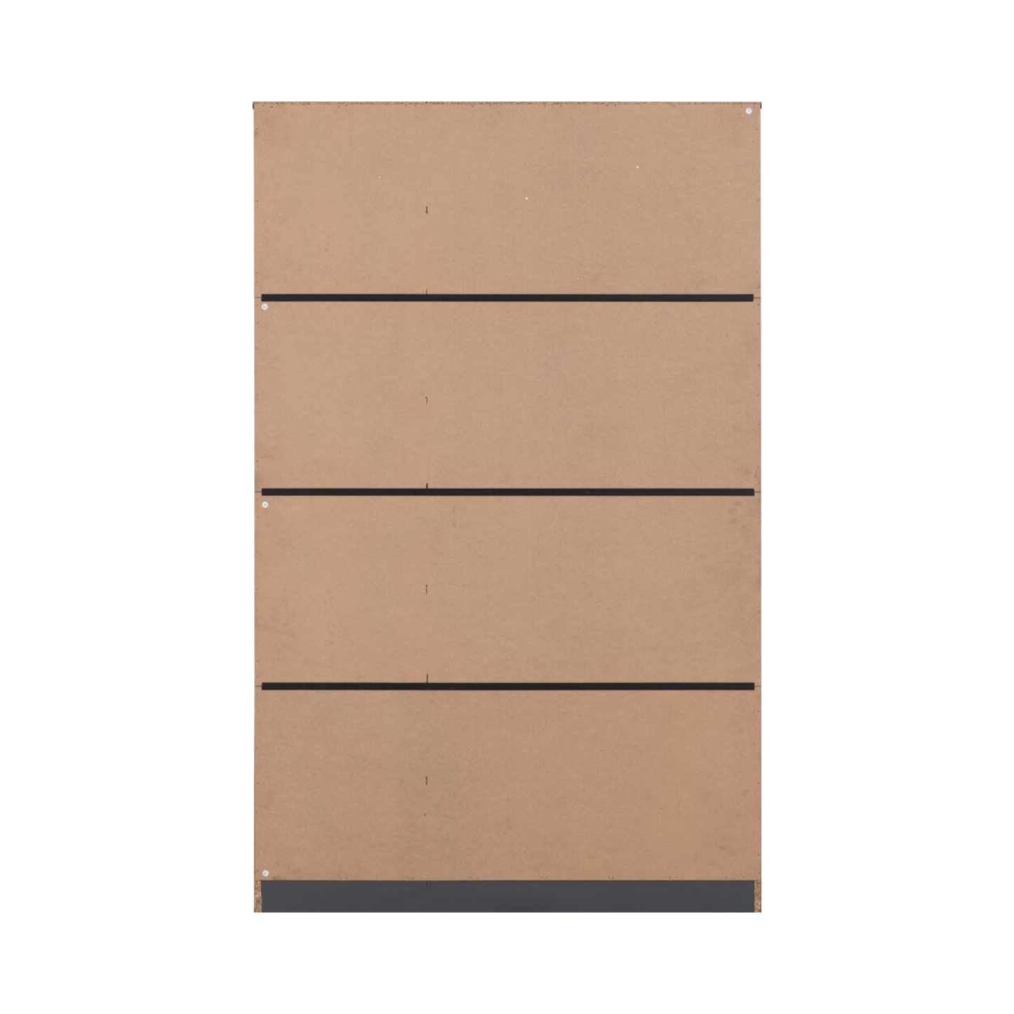 Dakota 3 Door 2 Drawer Mirrored Wardrobe – Dark Grey