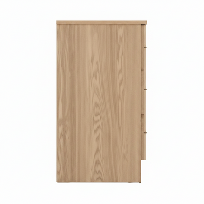 Tessa 6 Drawer Chest - Natural Oak Effect Storage