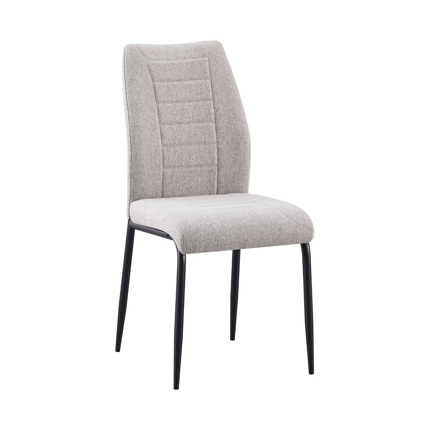 Modena & Chilton Dining Set - Cream/Grey Fabric (4 Chairs)