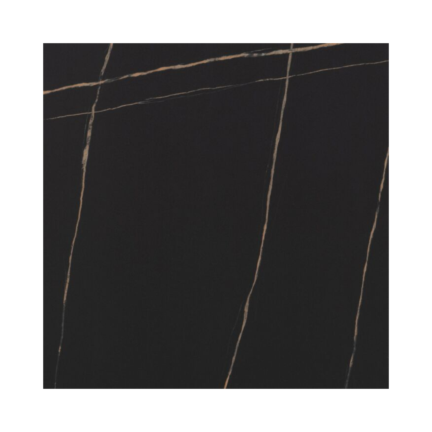 Marlow Coffee Table - Black Marble Effect, Modern Design