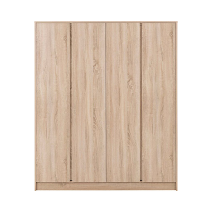 Malvern 4 Door Wardrobe – Sonoma Oak Effect