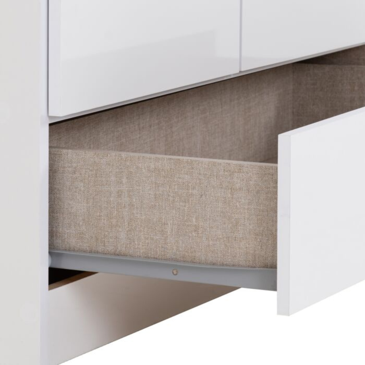 Denver 4 Door 2 Drawer Mirrored Wardrobe – White Gloss
