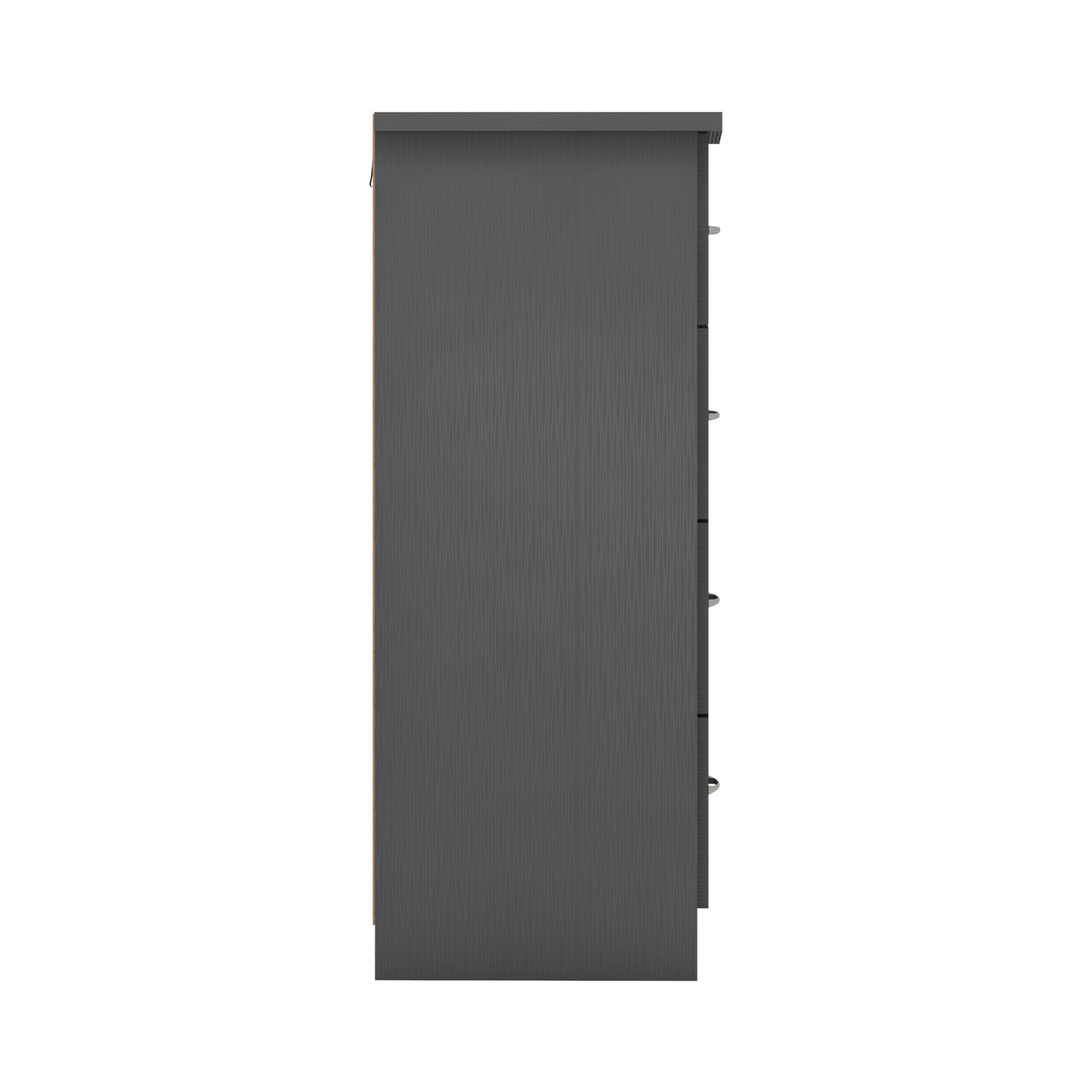 Nevada 3+2 Drawer Chest - 3D Effect Grey