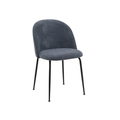 Freya Pack of 2 Steel Blue Fabric Dining Chairs