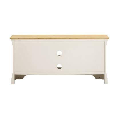 Bordeaux Small TV Stand - Ivory Oak