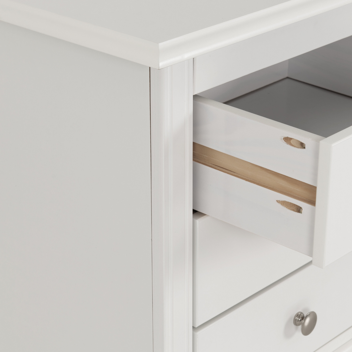 Stratford 3 Drawer Bedside – White Storage