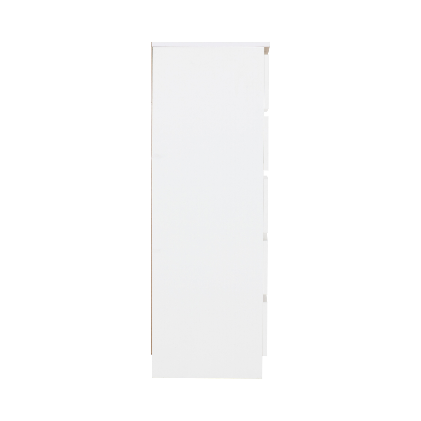Malvern 5 Drawer Narrow Chest - White