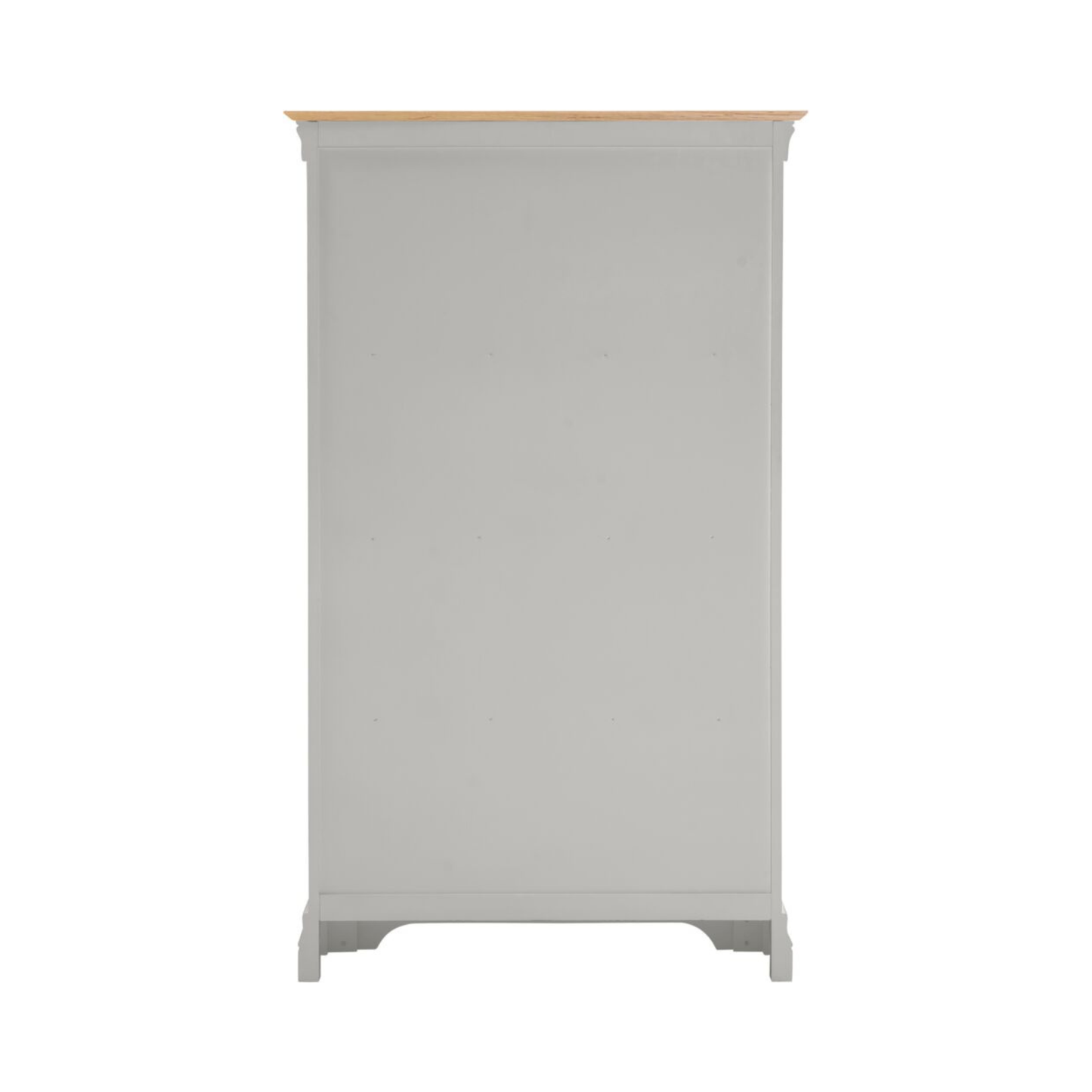 Bordeaux Bookcase Pebble Grey Oak 150cm Storage Shelf Unit