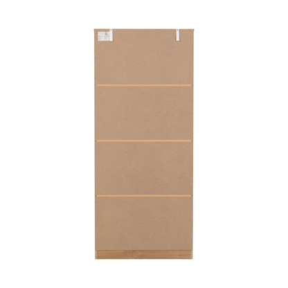 Dakota 2 Door Wardrobe – Oak Effect | Compact Hanging Storage