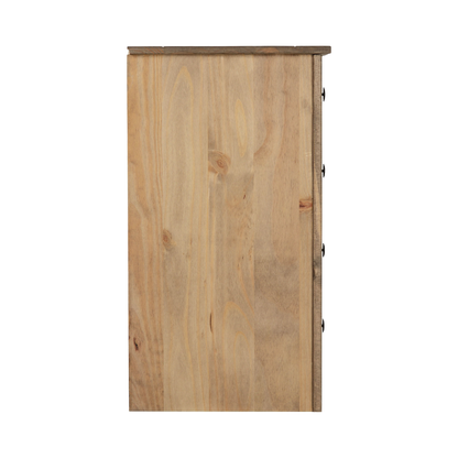 Panama 4 Drawer Chest - Natural Wax