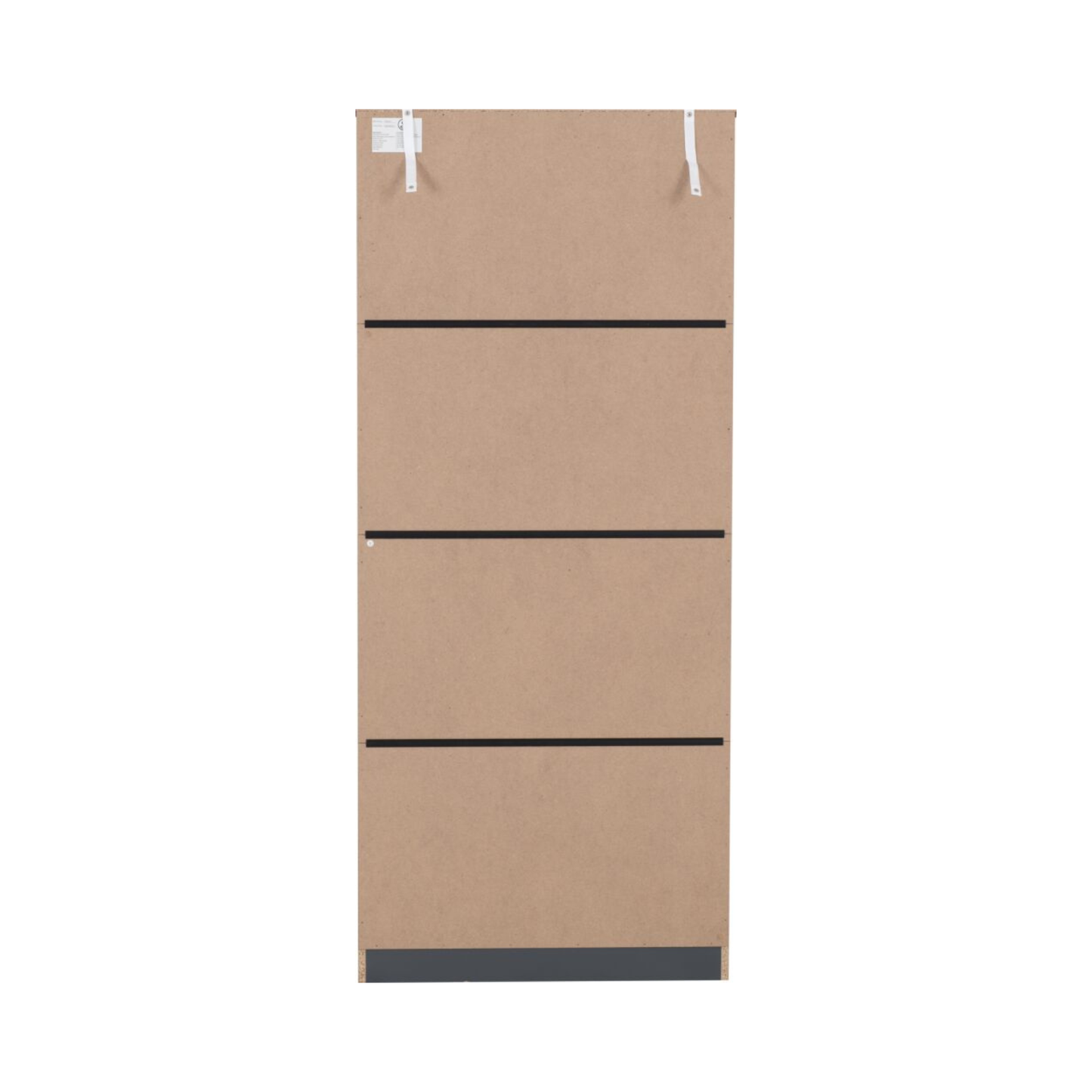 Dakota 2 Door Wardrobe – Dark Grey | Compact Hanging Storage